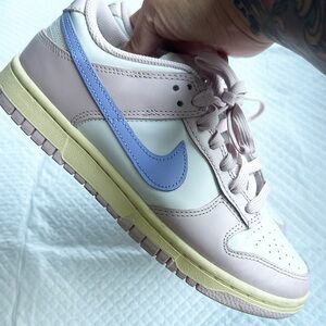 Nike Dunk Low - Pink Oxford - Womens 7 - pink dunks